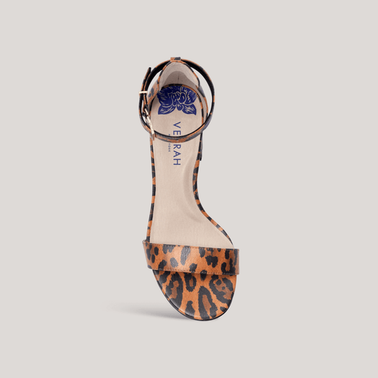 DIAN | Leopard-Print - Block Heeled Sandals | Women's Shoes | VEERAH | ALLTRUEIST
