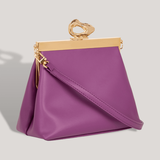 Nicole - Purple Clutch - Corn Leather | Handbags | Mashu | ALLTRUEIST