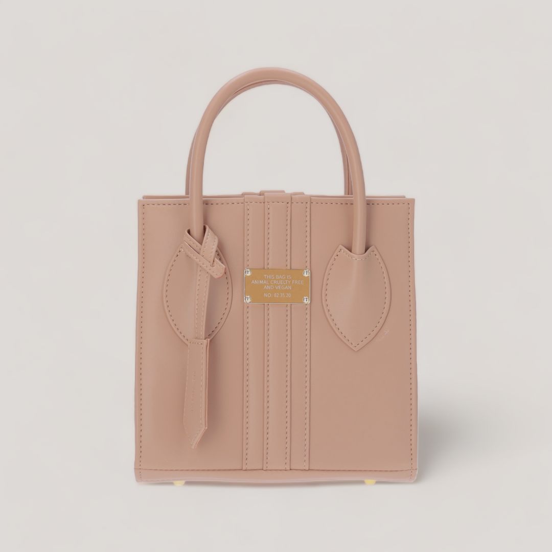 1.6.1 Mini - Shoulder Bag- Nude Corn Leather | Vegan Handbags | By Alexandra K.. Available at ALLTRUEIST