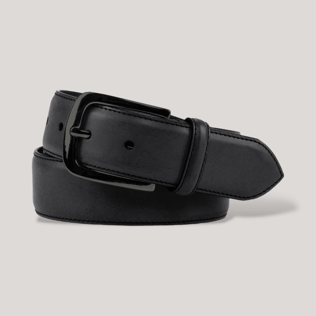LUMEN - Black Vegan Belt - Graphite | Made To Order | Sustainable Belts | ALLTRUEIST