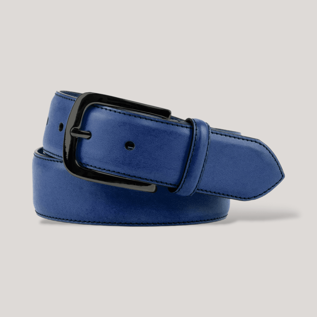 LUMEN - Ultramarine Blue Vegan Belt - Graphite | Made To Order | Sustainable Belts | ALLTRUEIST
