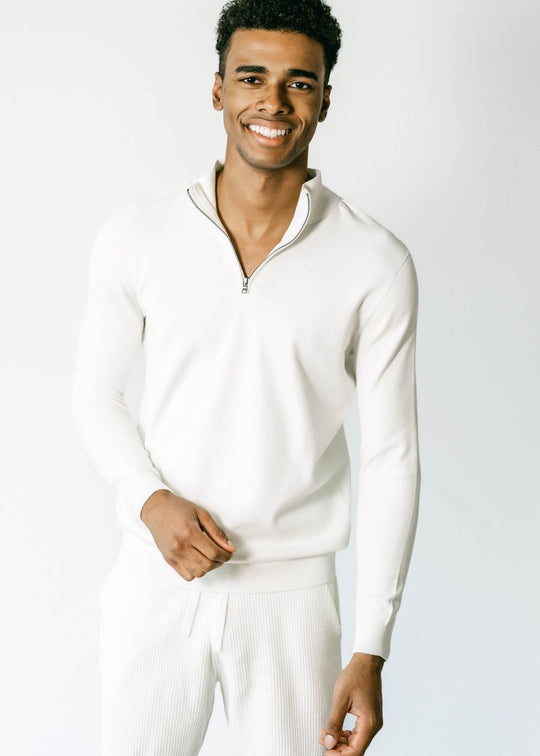 WESTON | Ecoviscose Half-Zip Sweater