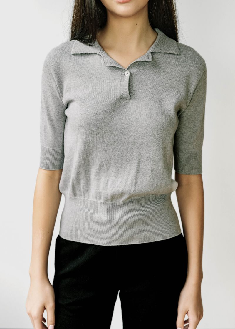 AUDREY | Egyptian Cotton Polo Shirt