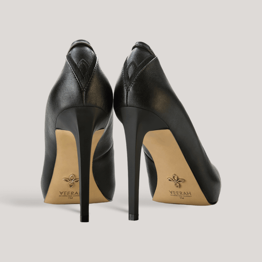 MULAN | Midnight Black - Hidden Platform Pumps | Women's Shoes | VEERAH | ALLTRUEIST