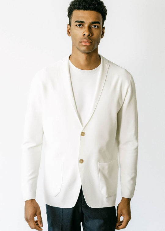 THOMAS | Ecoviscose Knitted Cardigan-Blazer