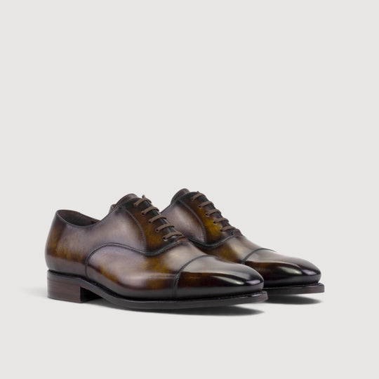 Cap-Toe Oxford Shoes - Tobacco - Museum Patina | Goodyear Welt