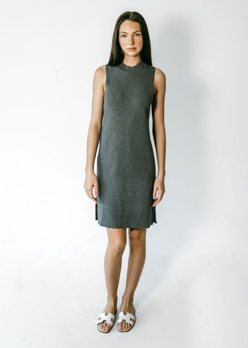 MARGOT | Sleeveless Mock-Neck Short Dress