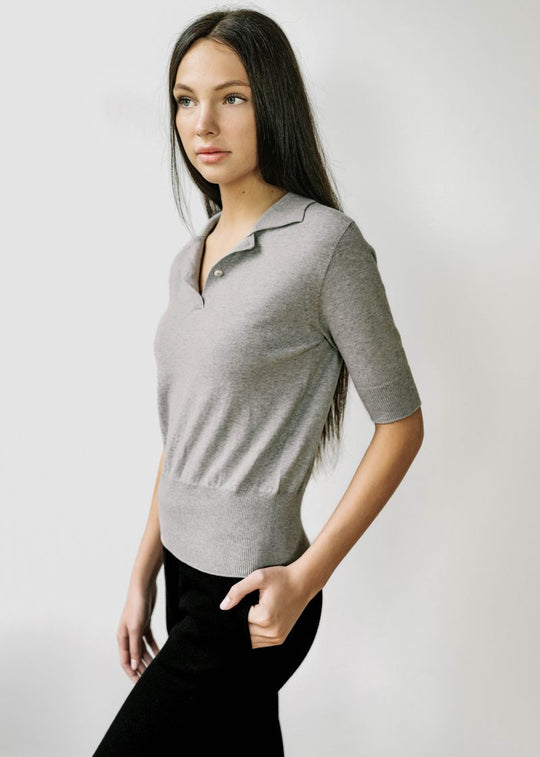 AUDREY | Egyptian Cotton Polo Shirt