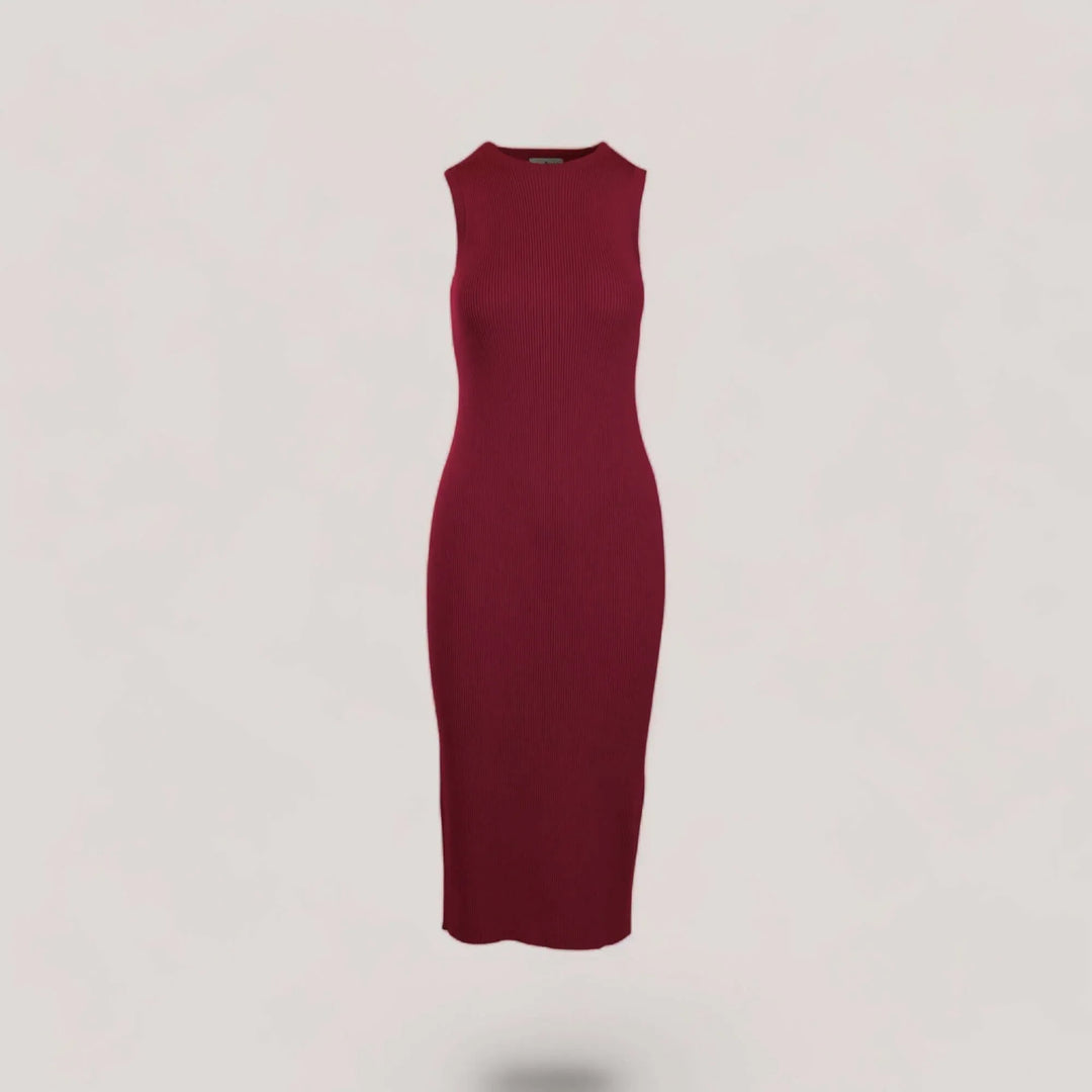 CELINE EcoVero Sleeveless Crew-Neck Long Dress | On-Demand | ALLTRUEIST allTRUEist CELINE EcoVero Sleeveless Crew-Neck Long Dress | On-Demand | ALLTRUEIST allTRUEist