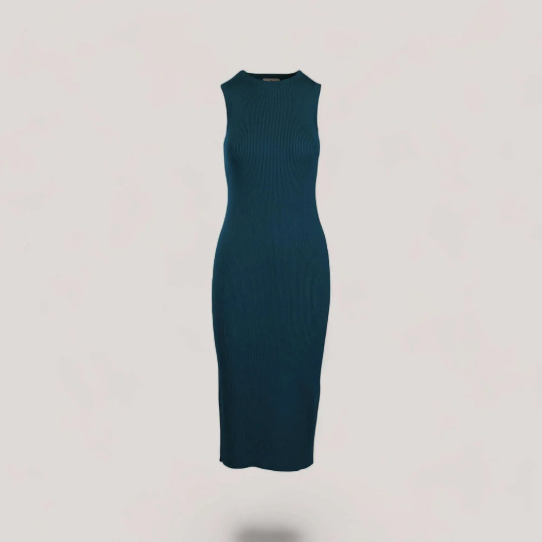 CELINE EcoVero Sleeveless Crew-Neck Long Dress | On-Demand | ALLTRUEIST allTRUEist CELINE EcoVero Sleeveless Crew-Neck Long Dress | On-Demand | ALLTRUEIST allTRUEist