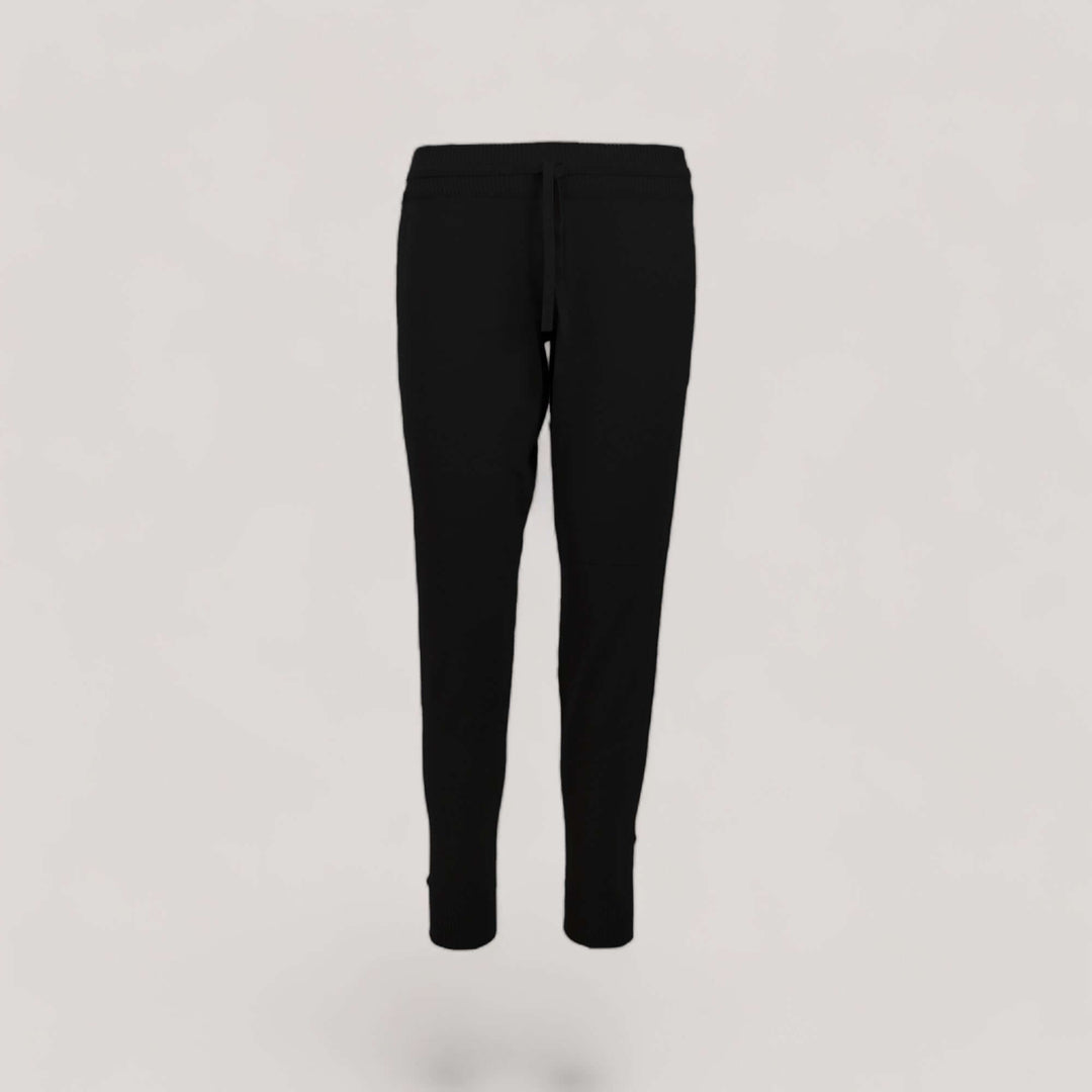CHELSEA | Lounge Drawstring Joggers | COLOR: BLACK |3D Knitted by ALLTRUEIST