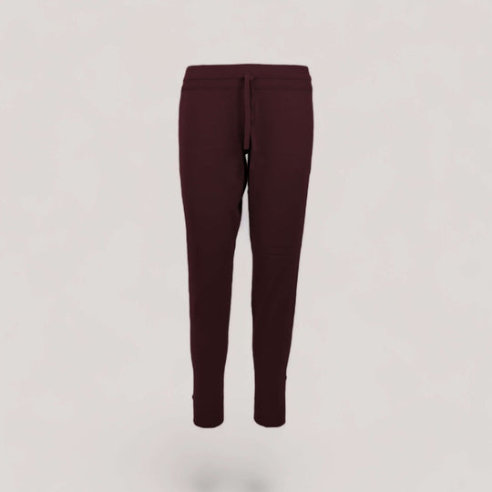 CHELSEA | Lounge Drawstring Joggers | COLOR: BORDEAUX |3D Knitted by ALLTRUEIST