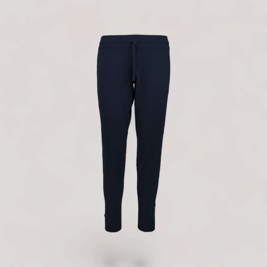CHELSEA | Lounge Drawstring Joggers | COLOR: NAVY |3D Knitted by ALLTRUEIST