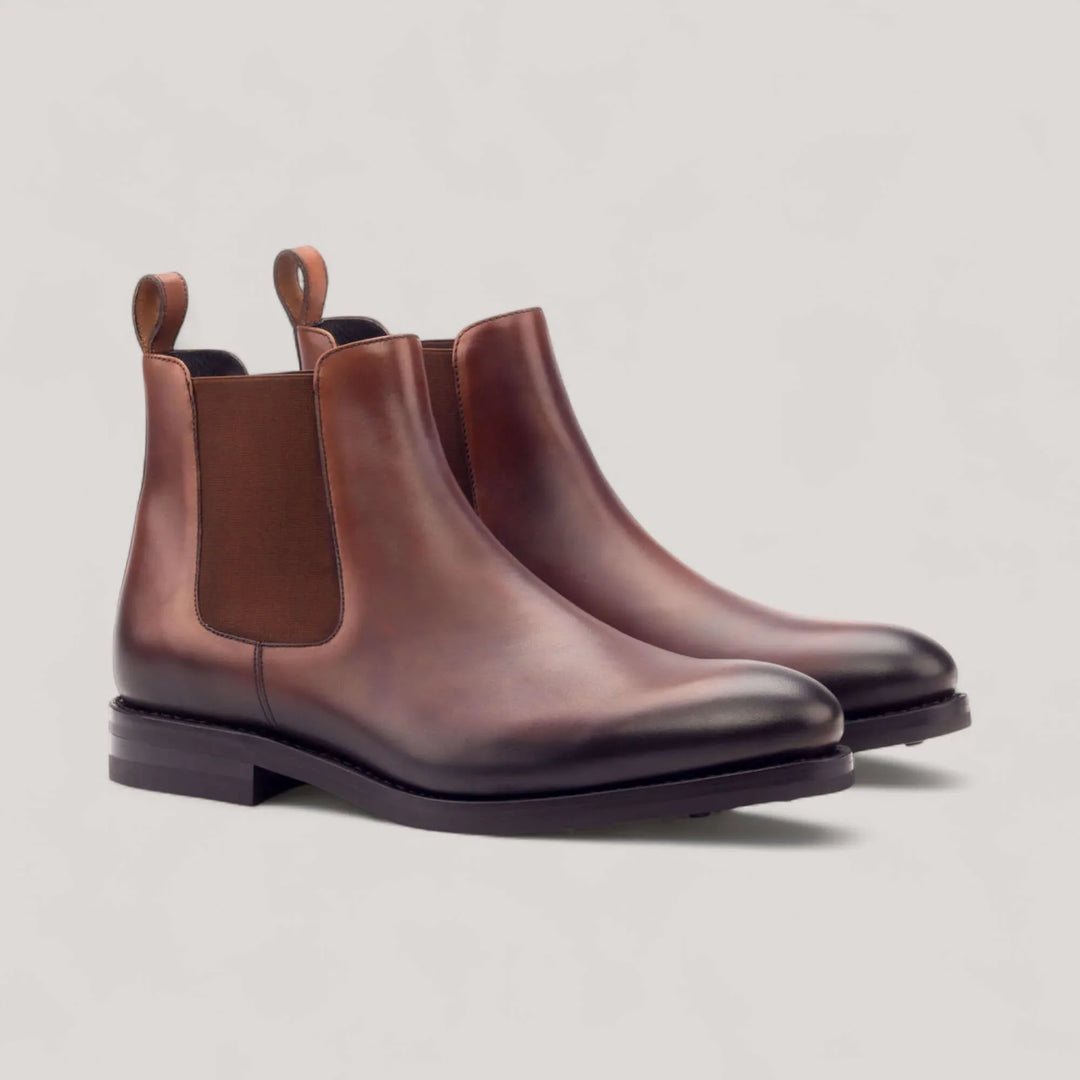 Chelsea Boots - Brown - Burnished Leather | Goodyear Welt
