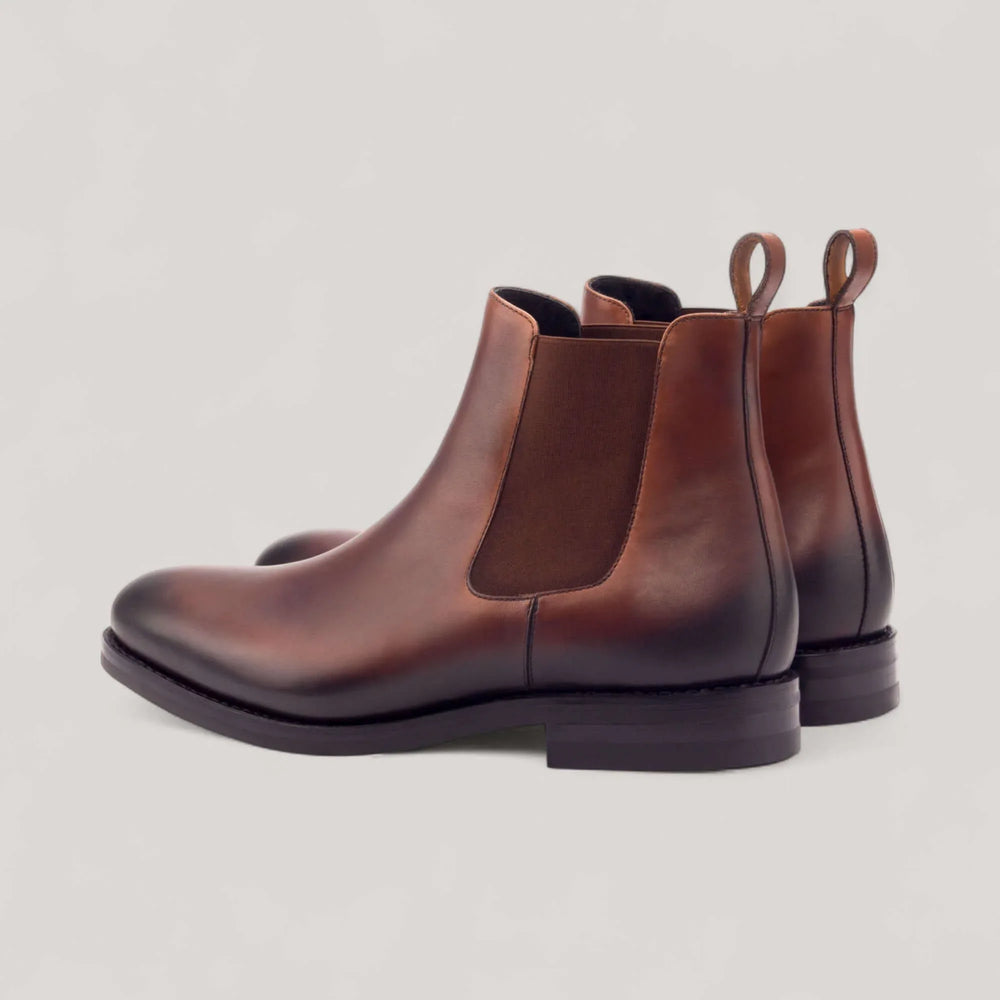Chelsea Boots - Brown - Burnished Leather | Goodyear Welt