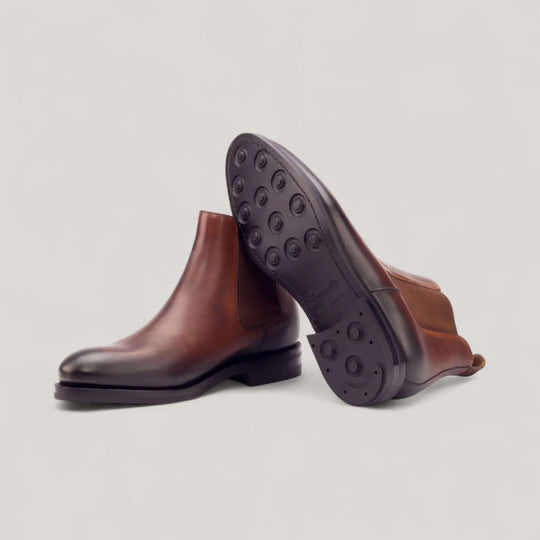 Chelsea Boots - Brown - Burnished Leather | Goodyear Welt