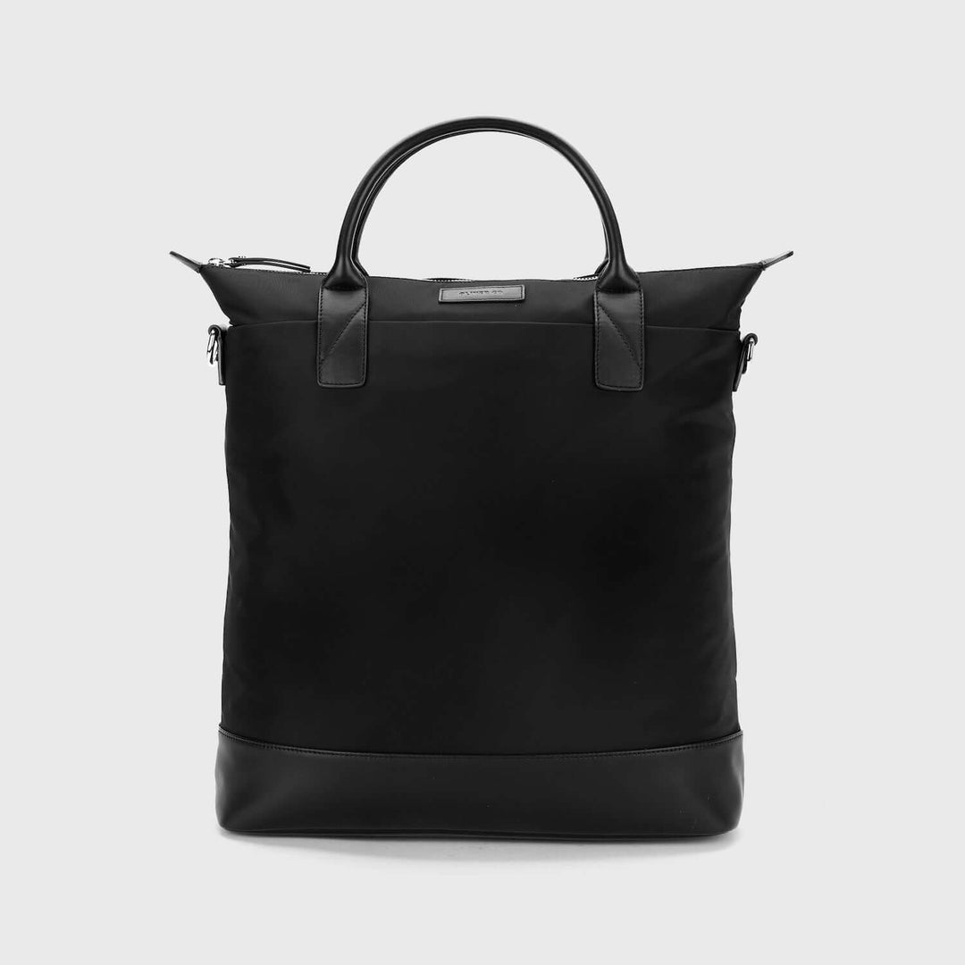 Everyday Tote Bag | Black Recycled Nylon