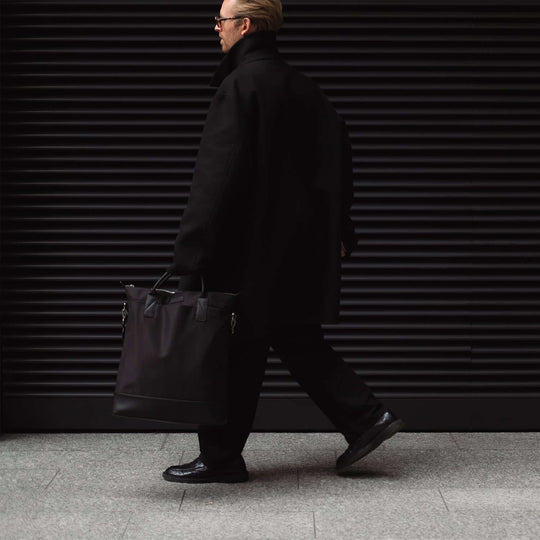 Everyday Tote Bag | Black Recycled Nylon