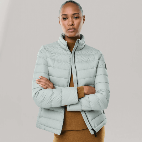 Berat - Light Quilted Jacket | Light Moss | women's outerwear | Ecoalf | ALLTRUEIST
