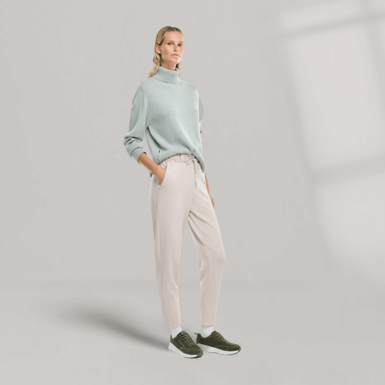 Mills Trousers - High Waisted Sweatpants | Washed Stone | Women's Clothing | Ecoalf | ALLTRUEIST