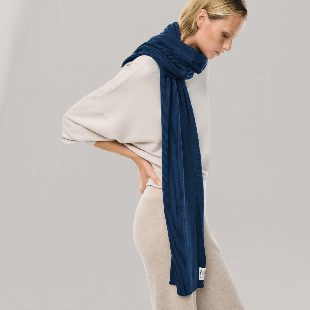 Cycla - Mock Neck Dolman Sleeve Sweatshirt | Washed Stone | Women's Clothing | Ecoalf | ALLTRUEIST