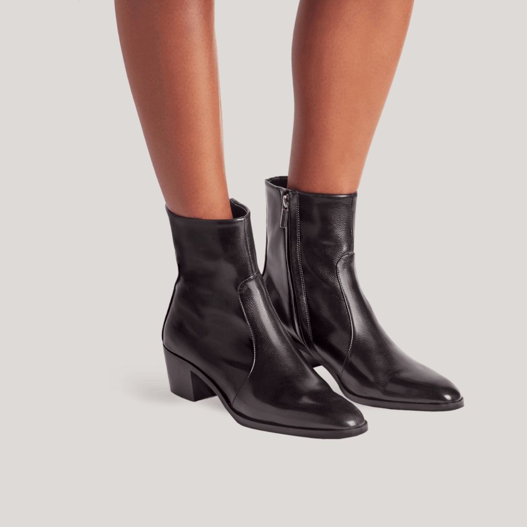 STEFFY | Black Ankle Boots | women's shoes | AERA | ALLTRUEIST