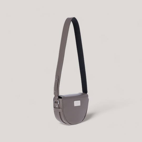 Joy Midi - Shoulder Bag - Rhino Grey Corn Leather | Vegan Handbags | By Alexandra K.. Available at ALLTRUEIST