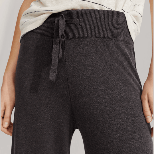 Knitted Wide-Leg Pants - Asphalt | Women's | Women's Clothing | Ecoalf | ALLTRUEIST