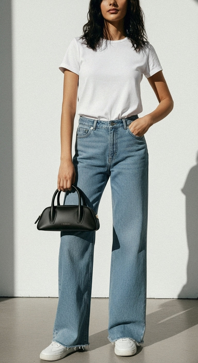 Luna | Mini Crossbody Bag | Black