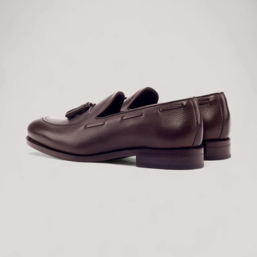 Tasseled Loafers - Dark Brown - Painted Full Grain | Goodyear Welt