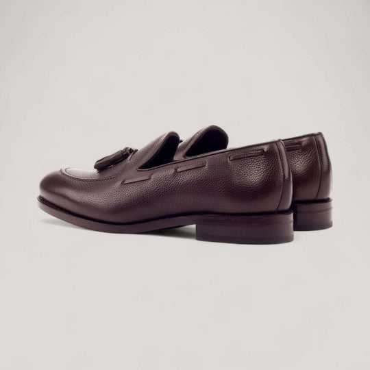 Tasseled Loafers - Dark Brown - Painted Full Grain | Goodyear Welt