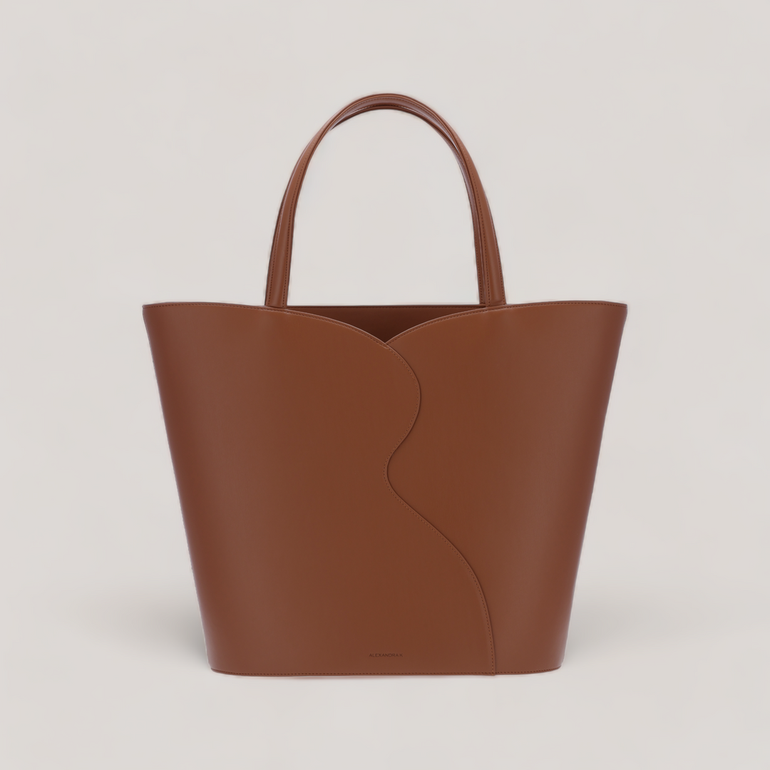 Nalu - Maxi Tote Bag - Cinnamon Corn Leather | Vegan Handbags | By Alexandra K.. Available at ALLTRUEIST