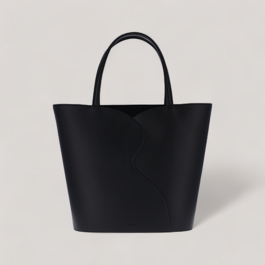 Nalu - Maxi Tote Bag - Black Ink Corn Leather | Vegan Handbags | By Alexandra K.. Available at ALLTRUEIST