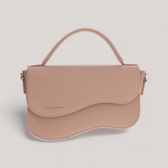 Nami - Mini Shoulder Bag - Nude Corn Leather | Vegan Handbags | By Alexandra K.. Available at ALLTRUEIST