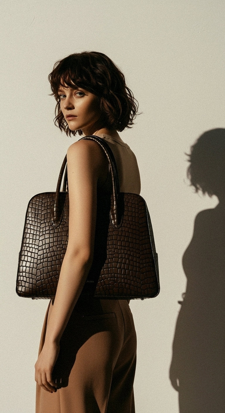 Nua | Maxi Tote Bag | Mokka Brown - ALEXANDRA K. VEGAN HANDBAGS from ALLTRUEIST