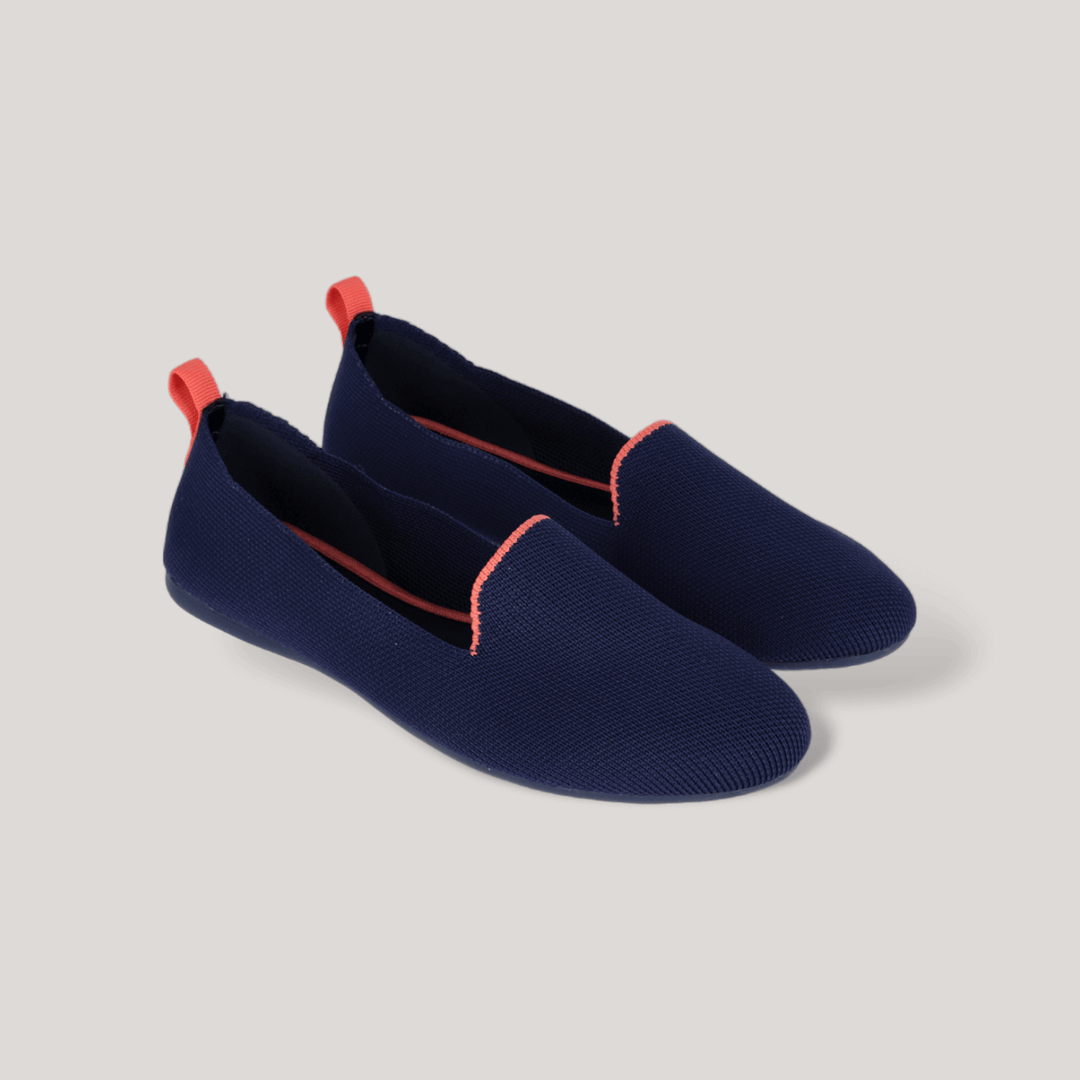 Marta - Knitted Loafers - Navy | Women's | Women's Shoes | Ecoalf | ALLTRUEIST