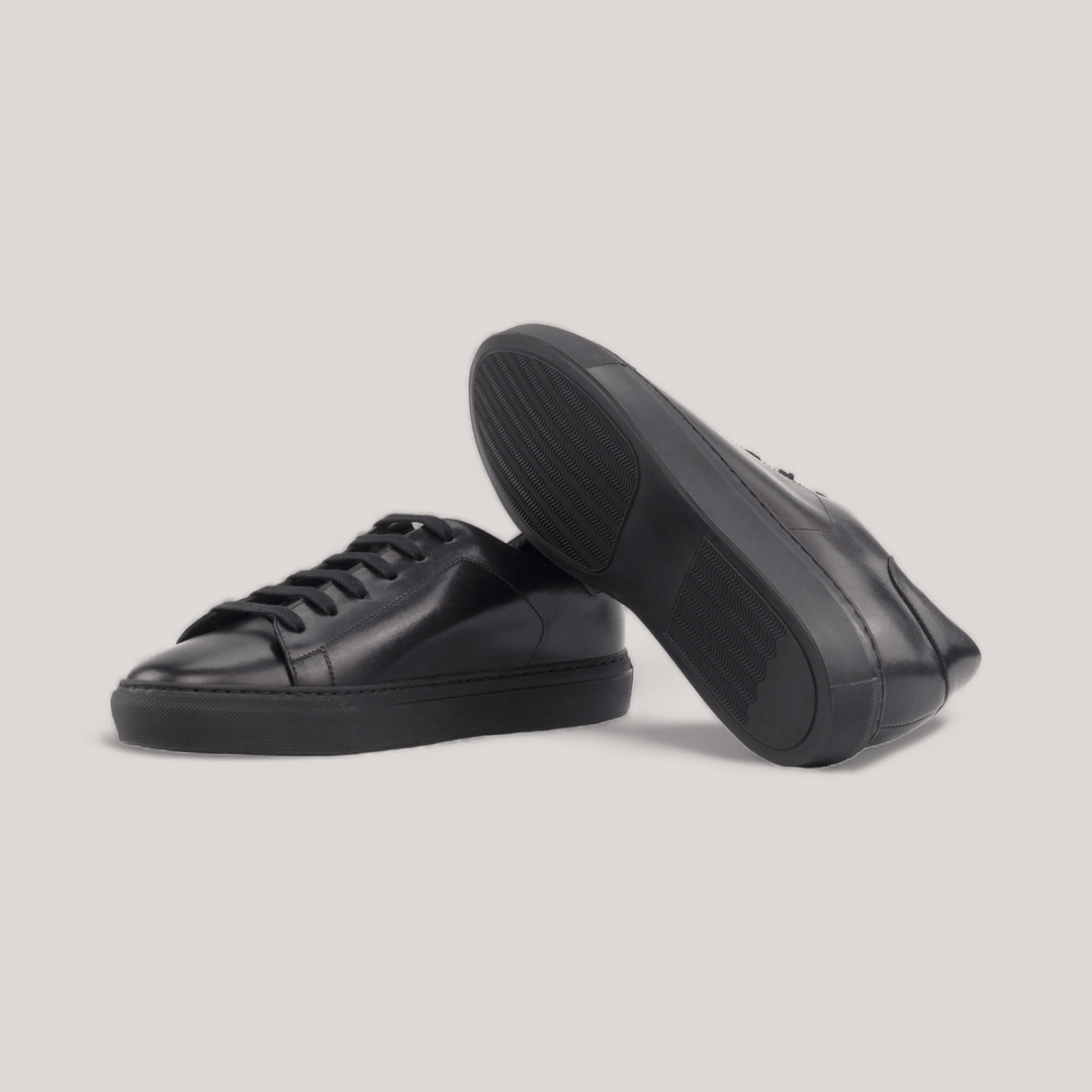 EON | Classic Sneakers - Pure Black | Men's | Men's Shoes | MADE-TO-MEASURE by ALLTRUEIST | allTRUEist