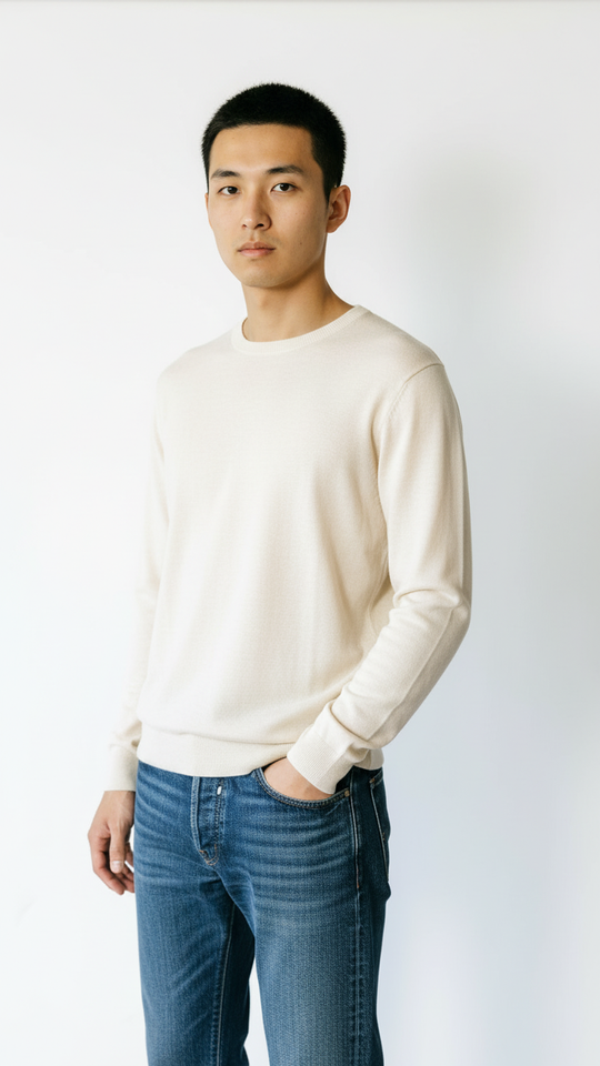 CALEB SHORT | Ecoviscose -  Men's Crewneck Sweater