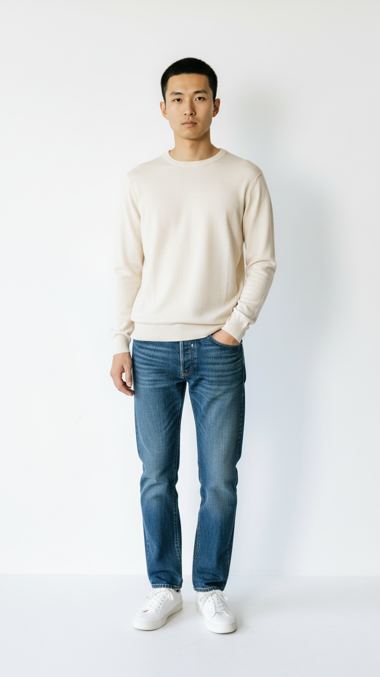 CALEB SHORT | Ecoviscose -  Men's Crewneck Sweater