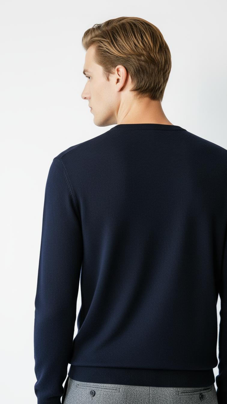 CALEB TALL | Ecoviscose - Men's Crewneck Sweater