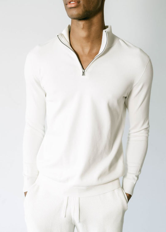 WESTON | Ecoviscose Half-Zip Sweater