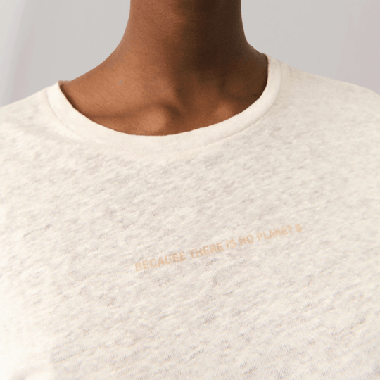 Ani - Linen T-Shirt - Cannoli White | Women's | Women's Clothing | Ecoalf | ALLTRUEIST