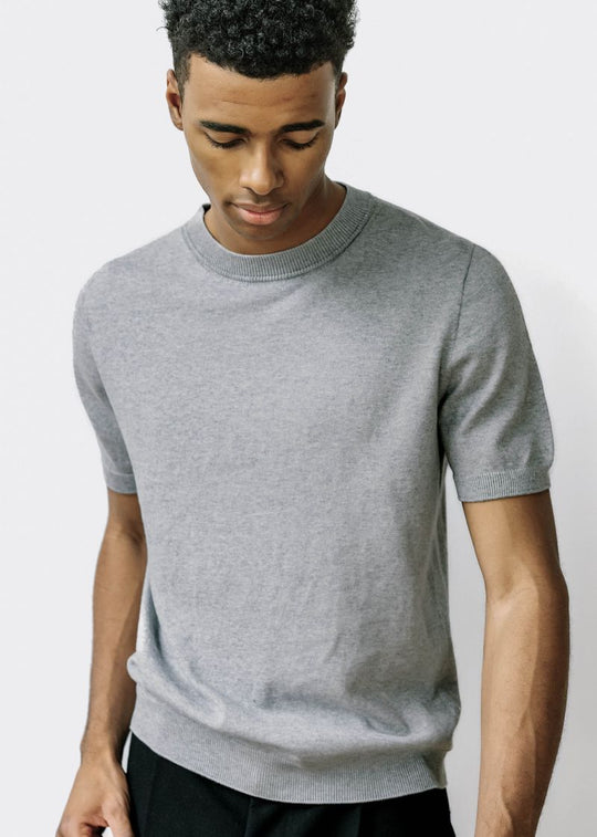 TUL | Jersey de algodón egipcio con cuello redondo y manga corta