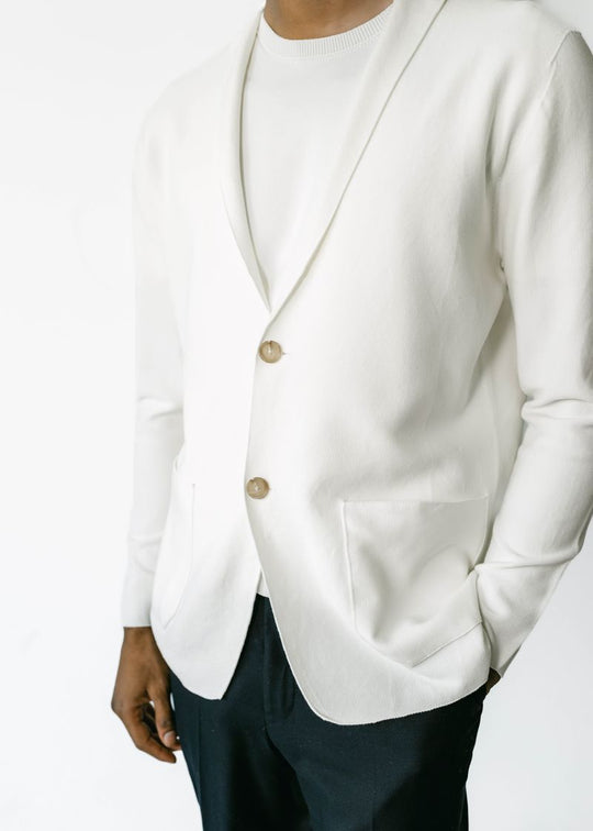THOMAS | Ecoviscose Knitted Cardigan-Blazer