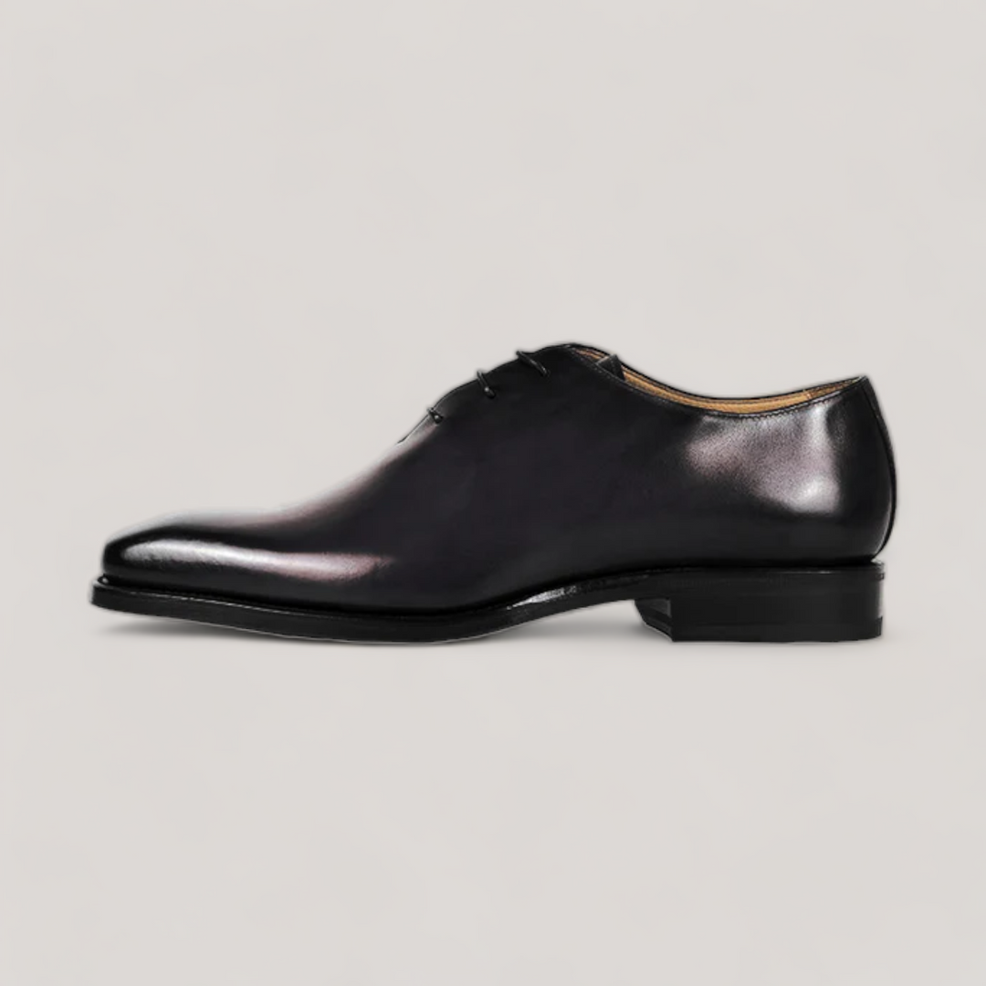 Cernobbio | Chaussures Oxford noires à coupe entière