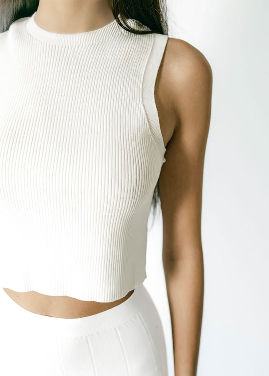 CAMILLE | Cropped Sleeveless Top