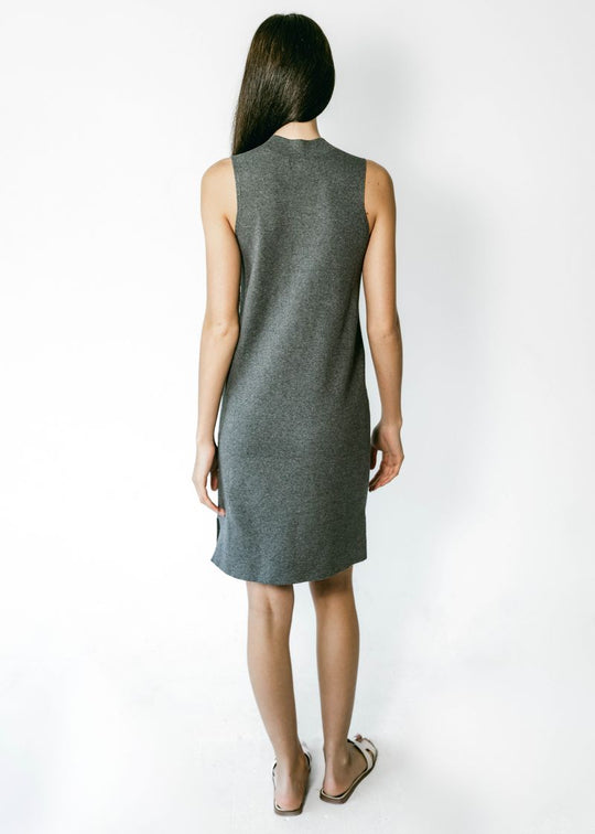 MARGOT | Sleeveless Mock-Neck Short Dress
