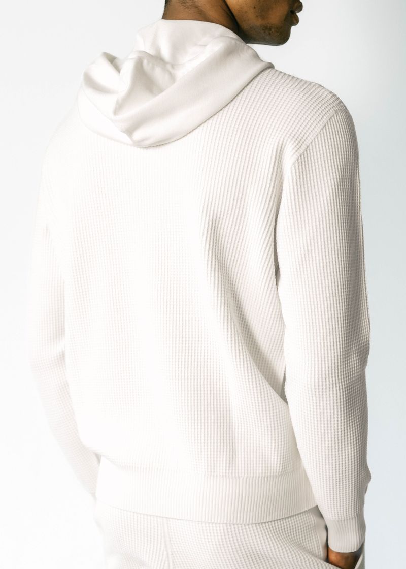 REMY | Ecoviscose - Men's Mini Waffle Knit Hoodie