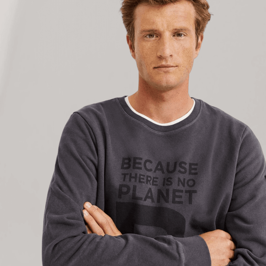 Great 'B' Sweatshirt - Noir | Men's | MEN'S CLOTHING | Ecoalf | ALLTRUEIST