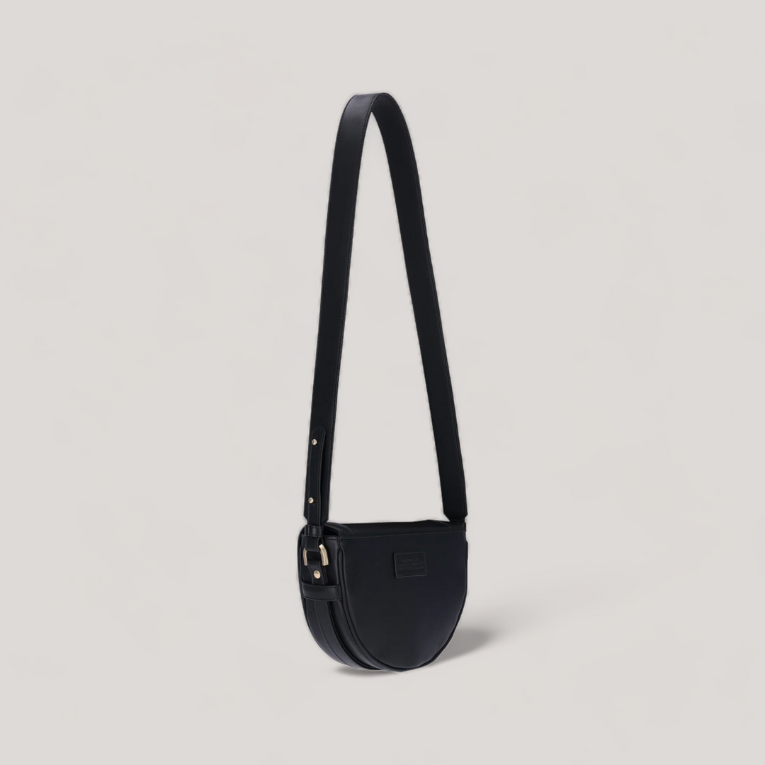 Joy Midi - Shoulder Bag - Black Ink Corn Leather | Vegan Handbags | By Alexandra K.. Available at ALLTRUEIST